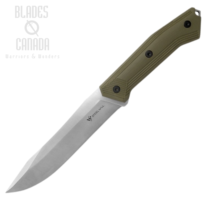 Steel Will Sentence Fixed Blade Knife, G10 Black, Kydex Sheath, 101